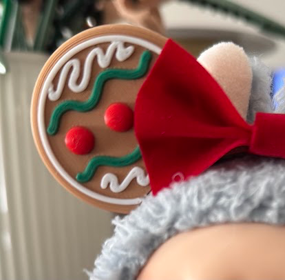 Holiday Gingerbread Labubu Accessory